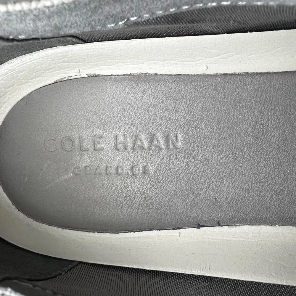 Cole Haan Wingtip‎ Oxford Leather Shoes Men Gray 12W Grand Win Rock Ridge C26268